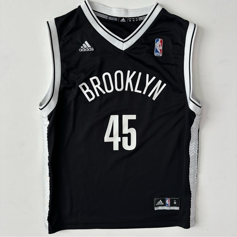 Adidas Boys Brooklyn Nets Gerald Wallace Basketball Jersey Size M